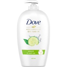 Dove Yeşil Çay ve Salatalık Nemlendirici Sıvı Sabun  450 ml 3 Adet