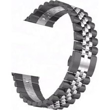Belirtilmemiş - Galaxy 46MM Kordon 22MM Şeritli Metal Kordon 36