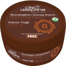 Cire Aseptine Bronzlaştırıcı Kakaolu Güneş Yağı 0spf 200 ml 4 Adet