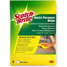 Scotch Brite Renkli Temizlik Bezi 3'lü 2 Adet