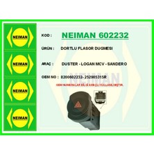 Bescher Almparca Dortlu Flasor Dugmesi Duster - Logan Mcv - Sandero