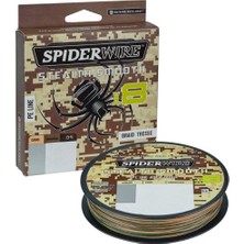 SPİDERWİRE Spider Wire Stealth Smooth8 X8 Pe Braid 300M Camo Örgü Ip 0.13MM