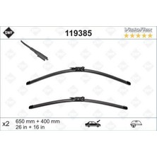 Valeo Almparca Ön Silecek Süpürgesi Takimi Swf Corsa D 06-14 Corsa E 14-19 Adam 12-19 P207 07-13 P208 12-19 P2008 13-19 Partner-Berlingo 08-18 C3 19- Focus 04-12 Fiesta 12-17 Punto 08- 650-400MM Muz Tipi
