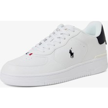Polo Ralph Lauren Beyaz Erkek Sneaker Mastr Ct Rıb-Sneakers-Low Top Lace