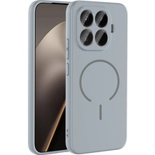 Lyon Tech Xiaomi 15T Pro Kılıf Zore Meta Silikon Kapak – Kadife Iç Yüzeyli, M-Safe Manyetik Şarj Uyumlu Premium Koruyucu