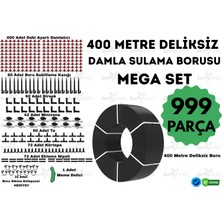 Love My Garden 400 METRE DELIKSIZ DAMLA SULAMA BORUSU VE MEGA SULAMA SETI- Ø16 MM