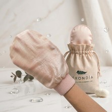 Frondia %100 Saf Ipek Yüz Kesesi ve Banyo Kesesi (2'li Avantaj Paket) | Doğal Peeling, Batık ve Ölü Deri Giderici | Tüm Vücut Arınma Ritüeli | Ham Bez Kese Hediye