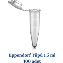 Mr. Crowley Eppendorf Tüpü 1.5 ml 100 Adet Laboratuvar Uygun