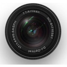 Gümrük Bey Ttartisan 17MM F1.4 Aps-C Geniş Açılı Lens – M43 Mount Uyumlu Kamera Objektifi