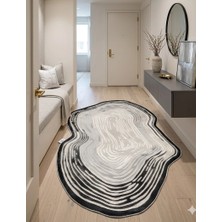 Blg Home Amorf Dijital Baskı Dekoratif Halı 8001