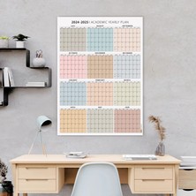 Bi'aldım 2026 -2027 Akademik Duvar Takvimi, Temmuz Başlangıçlı, Academic Wall Calendar