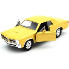1:32 12 Cm. Welly Pontiac 65 GTO - Açık Sarı
