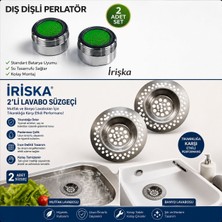 irişka Musluk Ucu Dış Dişli +Lavabo Süzgeçi