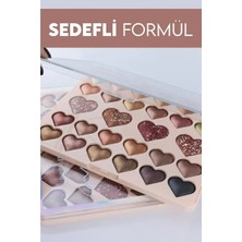 AvantajAl 28'li Sedefli Shine Kalp Far Paleti - 2'li Set