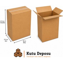 Kutu Deposu 67,5X27,5X58 cm  27\"-32\" Monitör Taşıma Kolisi