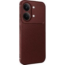 Csmo-Tex Newface Xiaomi Poco X8 Pro Max Auto Focus Karbon Kapak - Bordo