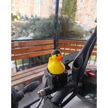 3DreaMaker Motosiklet, Scooter, Bisikilet Aksesuarı (Gidona, Hidroliğe Takılan ve Yapışabilen Süs)Serseri Ördek