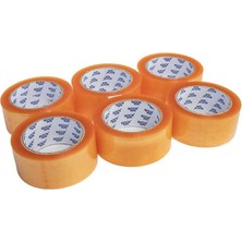 İbtaş Klas Rocktape 45MM x 100 Metre Hotmelt Şeffaf Koli Ambalaj Paketleme Bandı - 6 Adet