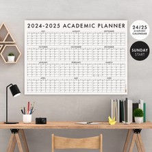 Bi'aldım Amerikan Standardı 2026 -2027 Akademik Duvar Takvimi, Temmuz Başlangıçlı, Pazar Günü Başlangıçlı