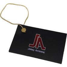 Jokey Ambalaj Kilitli Ip-Kuş Gözü Etiket Bağlama Ipi Renk: Altın-Dore Uzunluk: 18CM (500 Adet)