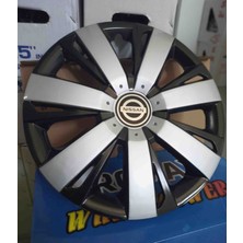 Yk 15 Inç Nissan Micra / Almera / Primera / Note Uyumlu Jant Kapağı 4'lü Takım Amblem Hediyeli