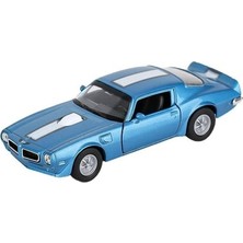 Welly 1:32 12 Cm. 1972 Pontıac Fırebırd  - Mavi