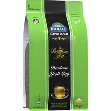 Karali Çay Karali Premium Dökme Yeşil Çay 200 gr Doğal Yapraklı Yüksek Kalite Aromalı Türkiye Menşeli