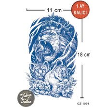 Trakya Tattoo 1 Ay Kalıcı Dövme Yarım Kol Aslan Ailesi Geçici Dövme