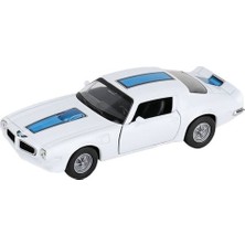 Welly 1:32 12 Cm. 1972 Pontıac Fırebırd  - Beyaz