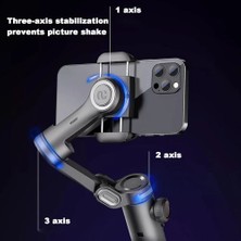 Deluxse Smart Xe 3 Eksen Akıllı Telefon Gimbal Stabilizer