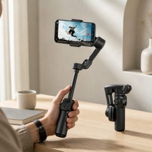 Deluxse Smart X2 3 Eksen Akıllı Telefon Gimbal Stabilizer (Ios & Android)