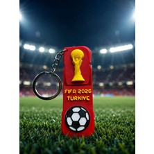 Bezzar Fıfa 2026 Türkiye 3’ü 1 Arada Telefon Standlı Anahtarlık