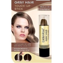 Golden Rose Orta Kahve Beyaz Saç Kapatıcı Likit Stick 99 ml Amonyaksız Pratik Uygulama