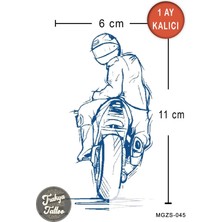 Trakya Tattoo 1 Ay Kalıcı Dövme Orta Boy Motorcu Geçici Dövme