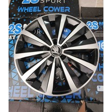 Yk 15 Inç Skoda Rapid / Favorit / Octavia / Fabia Uyumlu Jant Kapağı 4'lü Takım Amblem Hediyeli