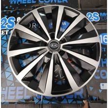 Yk 15 Inç Kia Rio / Ceed / Picanto Uyumlu Jant Kapağı 4'lü Takım Amblem Hediyeli