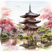 Ti-Flair Tı Flaır Jardın Japonaıs Desenli Kağıt Peçete