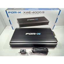 For-X XAE-4000.5-4X70W RMS-1X200W Rms-5 Kanallı Profesyonel-Kaliteli-Bas Kumandalı -Amfi