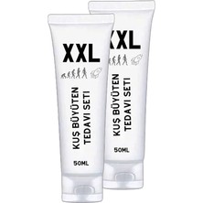 Bezos Kuş Büüyütücü 2 Adet Xxlcream Men Enlarger 50 ml Erkeklere Özel Boyut Kremi