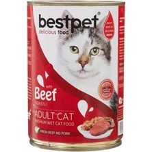Bestpet Sığır Etli Yetişkin Kedi Konservesi 400 gr