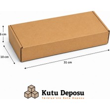 Kutu Deposu 10X31X6 cm E-Ticaret ve Kargo Kutusu (100 Adet)