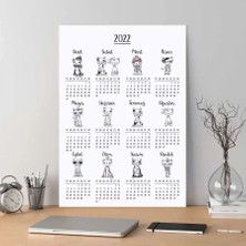 Bi'aldım Kedili Poster Takvim, 2027 Kedili Duvar Takvimi