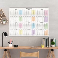 Bi'aldım 2027 Yıllık Planlayıcı Duvar Takvimi, 2027 Planlayıcı Takvim, 2027 Year Planner