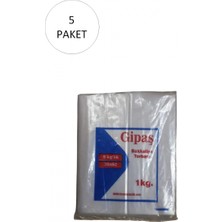 MiraLive Bakkaliye Naylon Torba 5'kg Lık 30X52 cm 5 Paket (Takriben 550 Adet)