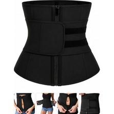 Inner Vision Çift Balenli Termal Bel Korsesi, Sauna Etkili Terletici Toparlayıcı Korse Kemer, Unisex
