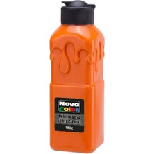 Nova Color Akrilik Boya 180GR Turuncu - 3 Adet