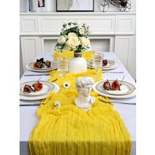Kitchen Vogue Bohem Dekoratif Runner Masa Örtüsü | Düğün, Parti, Söz, Nişan, Özel Gün Dekorasyonu Sofra Süslemesi