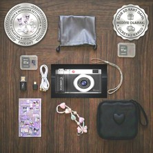 Serreha 4K Çantalı Dijital Retro Video Kamera 48MP 16X Zoom Işıklı (32GB Hafıza Kartı Hediye)