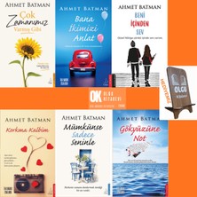 Destek Yayınları Ahmet Batman 6 Kitap Telefon Tutucu Hediye/ Çok Zamanımız Varmış Gibi - Bana Ikimizi Anlat - Beni Içinden Sev
