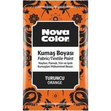 Nova Color Toz Kumaş Boyası Turuncu - 2 Adet